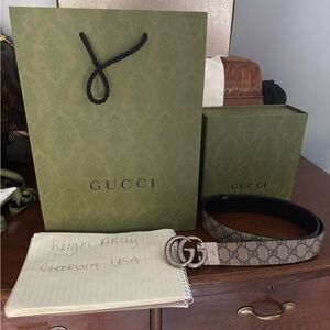 Gucci Marmont Belt Size 90 Reversible New condition